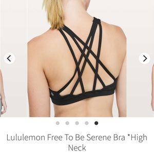 Lululemon Free to be Serene High Neck Sports Bra